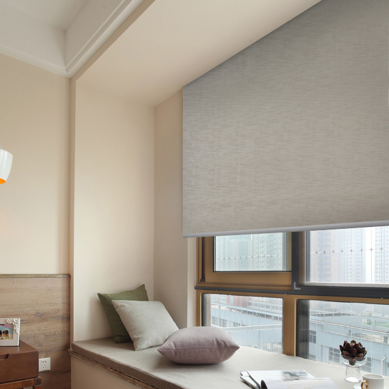 致尚全遮光卷帘窗帘升降卧室客厅拉珠罗马帘定制飘窗卷窗帘卷拉式