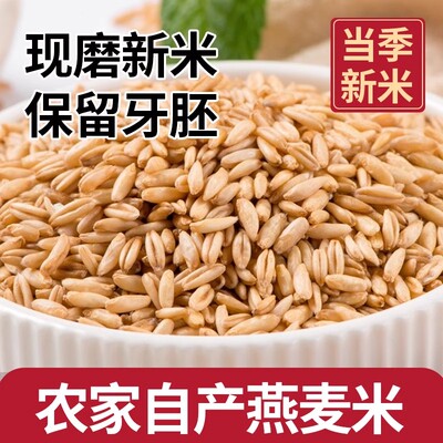 【燕麦米】营养新麦五谷杂粮燕麦米粗粮煮粥农家颗粒饱满燕麦米