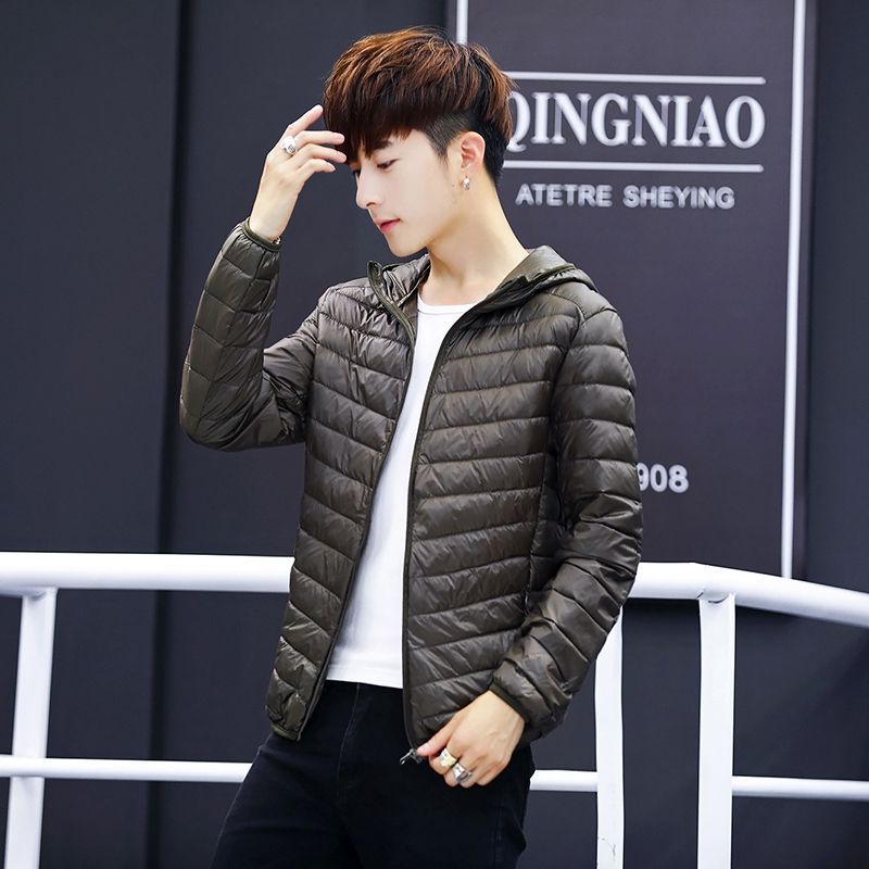 冬季青少年轻薄羽绒棉服14男孩15