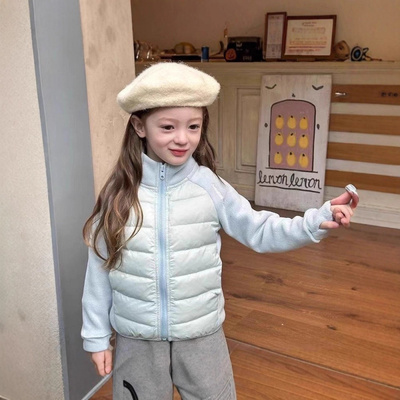 女童轻薄羽绒棉服冬装2025新款儿