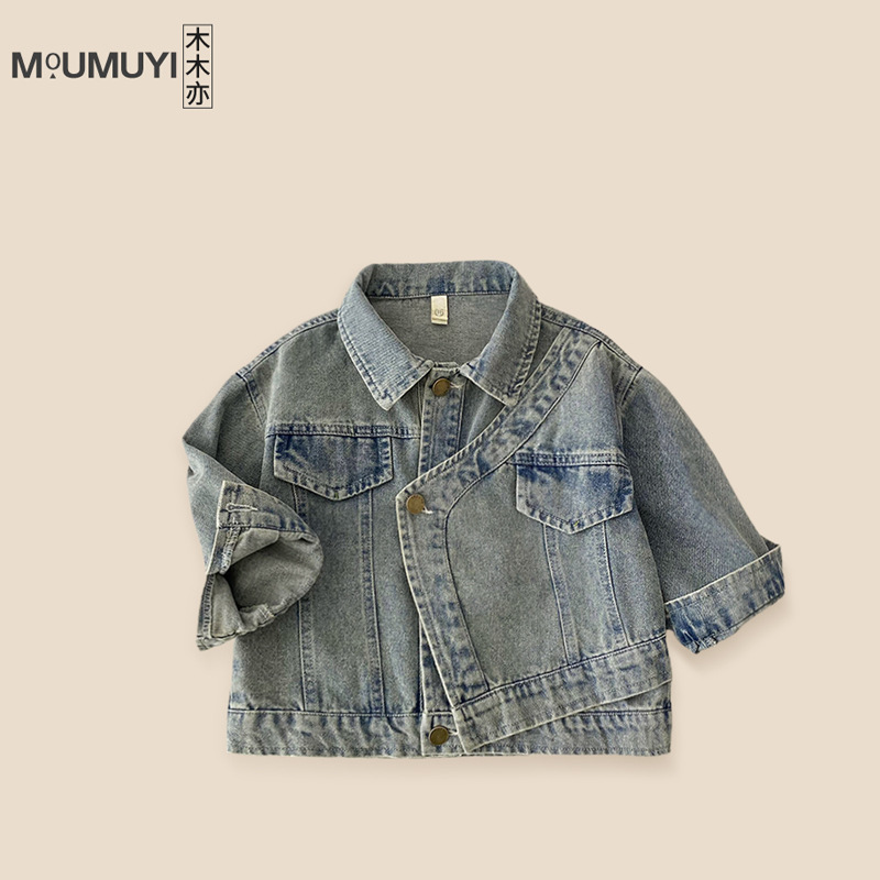 童装儿童牛仔外套秋季新款2025春