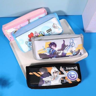开学文具 小学生笔袋 可爱卡通刺客五六七角落大容量男女孩文具袋
