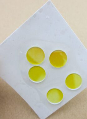 LP542-1100nm长波通滤光片高通滤波片黄色玻璃带通滤波器片T≈80%