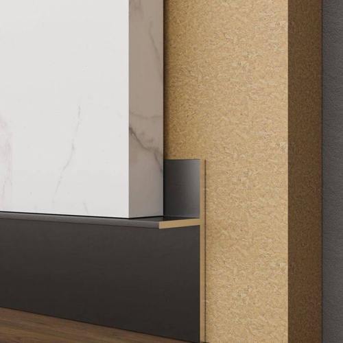 典爵阁吊顶条装饰线天花长条阴角包边封边收压条收边条瓷砖阳角黑