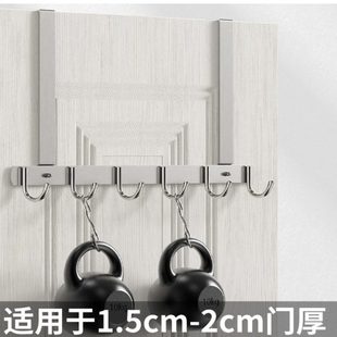 免打孔橱柜挂钩2cm厚门 超长款家用无痕衣架衣柜衣挂凉衣架子收纳