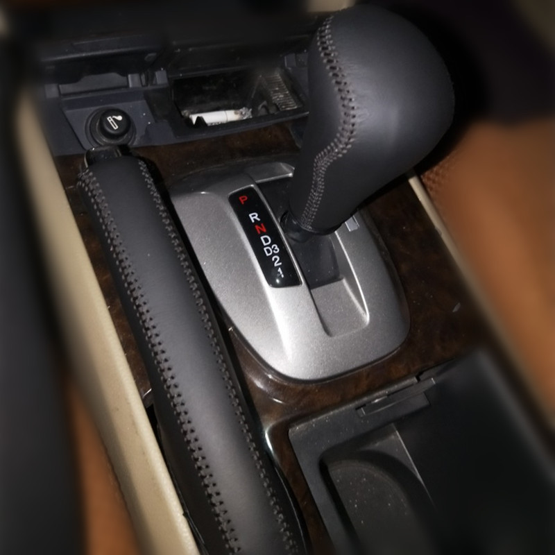 0809-10-11-12-13年老款八代雅阁真皮排档套自动档位挡把杆手刹套