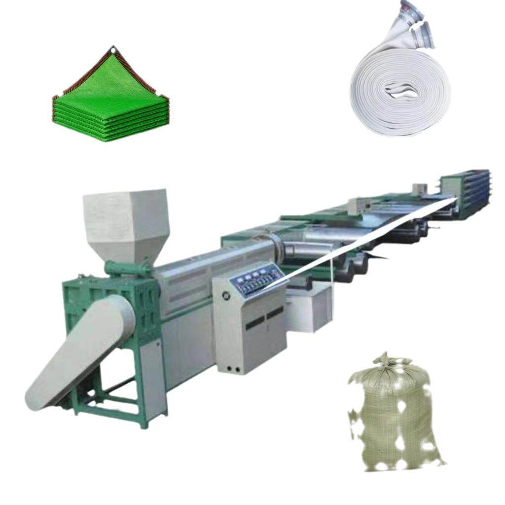 厂家直供PP扁丝拉丝机收丝表面处理设备平面拉丝机