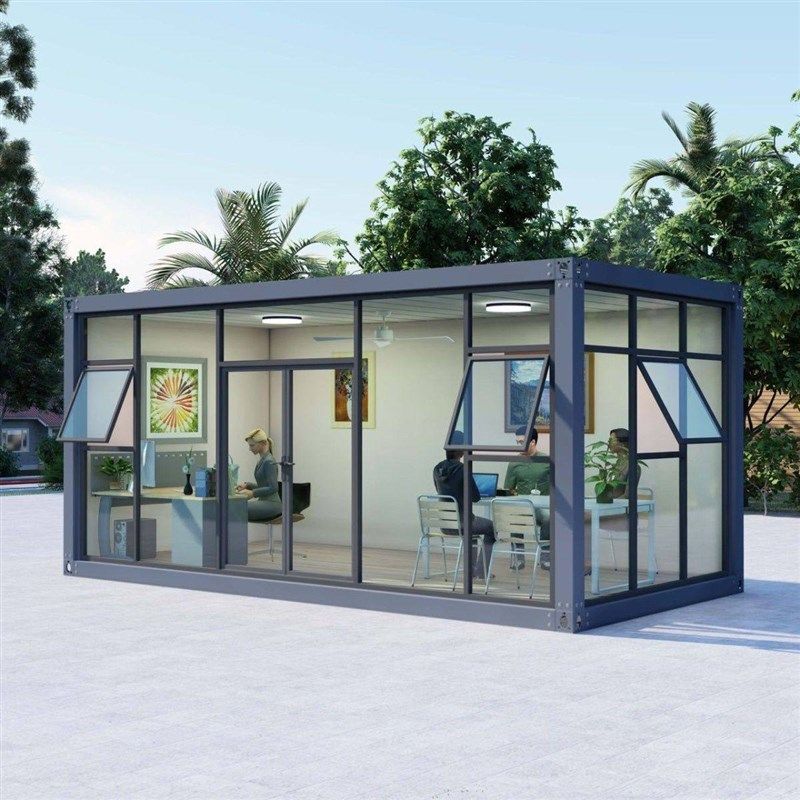 集装箱移动房住人办公室工地出口货柜可拆卸简易组装定制活动板房