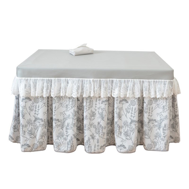 新款冬季防油法式花枝加绒中厚机洗烤火罩电炉罩电取暖桌罩套定做