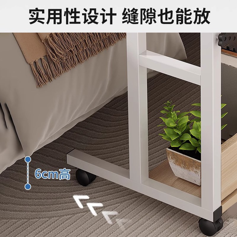 床边桌简约可移动小桌子卧室家用学生书桌床上升降宿舍懒人电脑桌