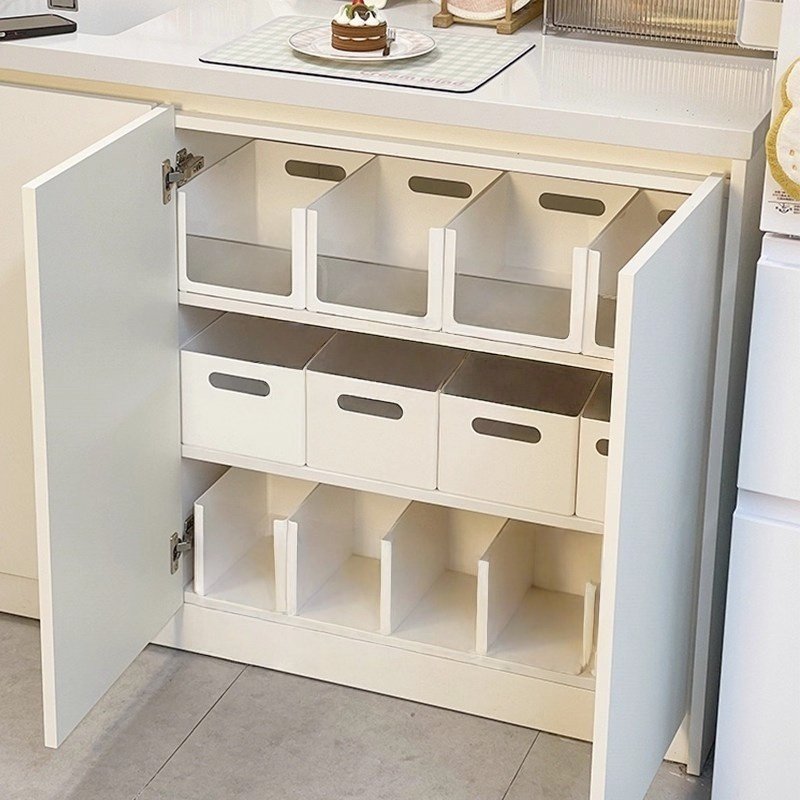 【家居好物】橱柜收纳盒分类抽屉盒厨房桌面杂物整理盒零食储物盒