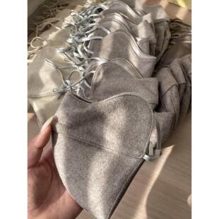 羊毛桑蚕丝冬季口罩保暖羊绒真丝全脸面罩冬天骑车防风防寒防晒女