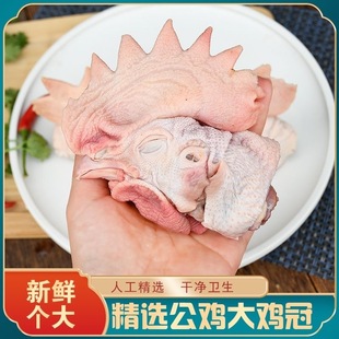 【顺丰发货】散养大号鸡头大冠子鸡头冷冻大鸡头烤鸡头土鸡头散养