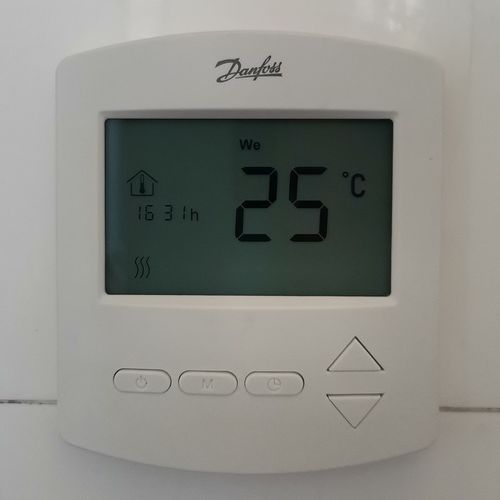 丹佛斯Danfoss水电地暖可编程温控器EFIT440水暖电暖地热开关面板