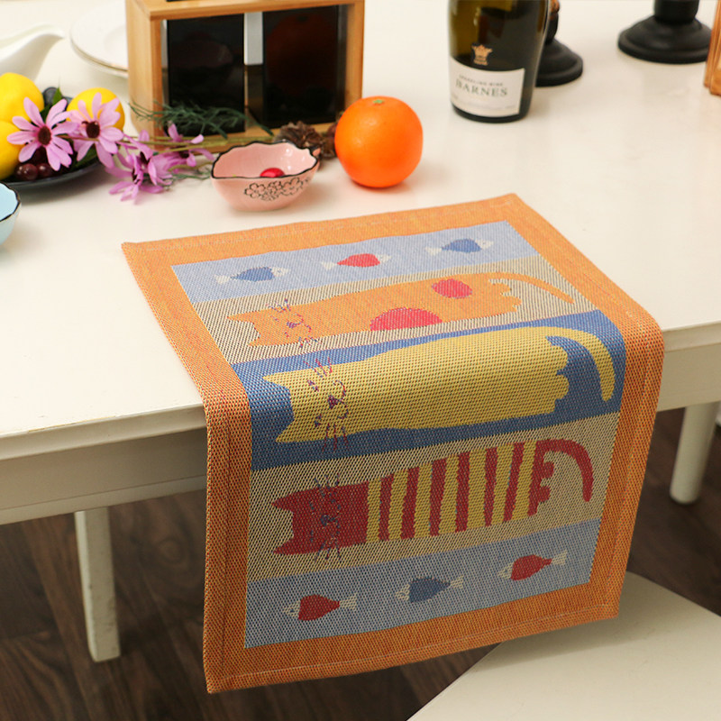 瑞典Ekelund 欧式全棉餐垫 花瓶垫 吸水隔热杯垫卡通猫 健康环保,居家布艺,餐垫,淘宝优惠券,粉丝福利购,淘宝优惠卷