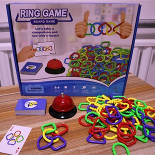 环环相扣 抢先扣环亲子反应类桌游益智聚会儿童玩具学生桌面游戏