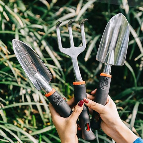 养花铁锹铲子工具松土花铲多肉家用园艺三件套套装种植盆栽小种花