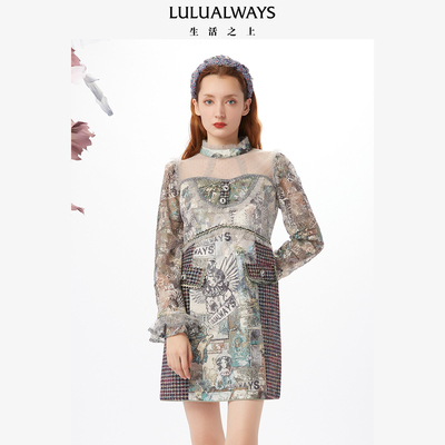 添添网纱复古lulualways