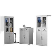 2025新款 金属办公矮柜带锁五层简约现代文件资料储物柜铁皮档案柜