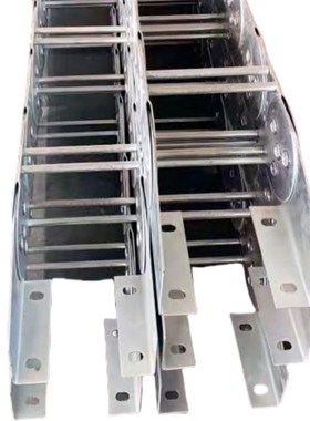 水洗压滤机爬链2000型钢制拖链铝合金景津坦克链管304不锈钢TL225