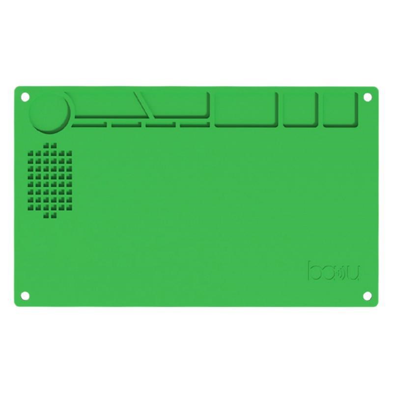 巴酷BA-689手机维修工作台垫隔热垫PVC台垫耐高温防烫螺丝安放垫
