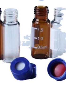 Bioland贝兰伯2ml螺口进样瓶透明/棕色蓝色盖PTFE硅胶垫片卡式瓶