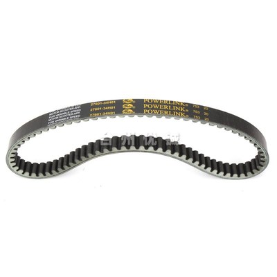 盖茨踏板摩托车皮带 EX125裂行 powerlink三角带753传动皮带