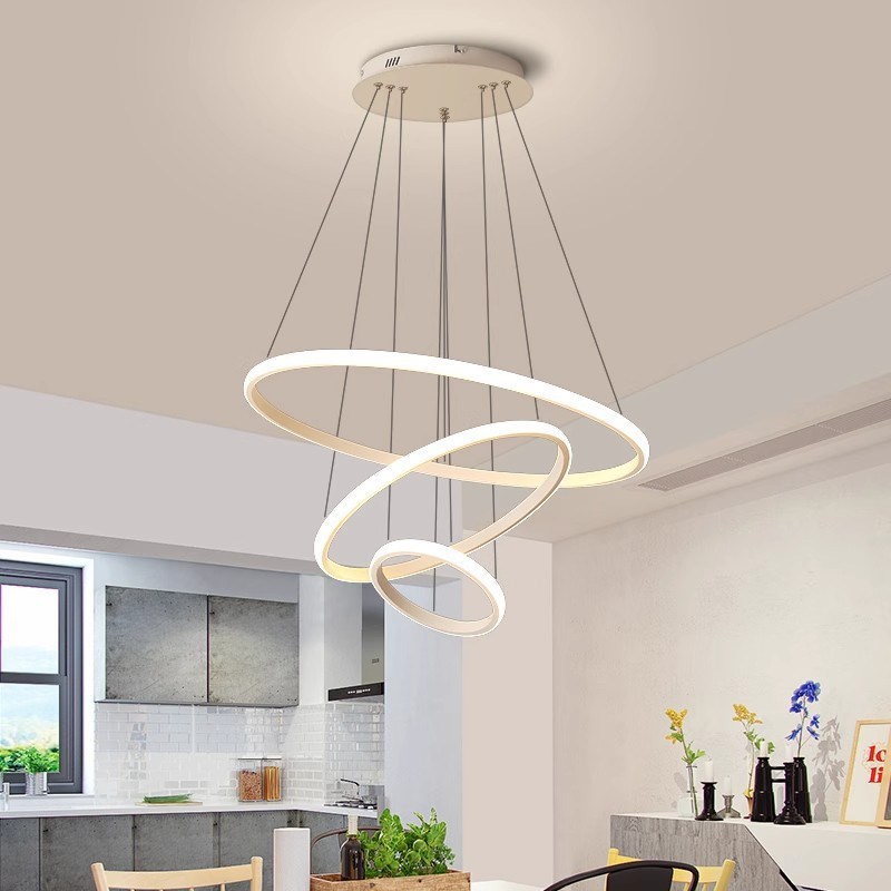 客厅吊灯现代简约大气2023年新款网红轻奢饭厅餐厅卧室灯中山灯具