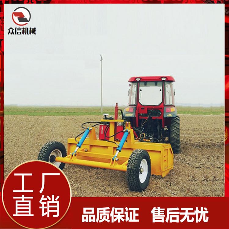 激光平地机拖拉机牵引压平仪工厂大型全自动玉米荒地卫星接收农用
