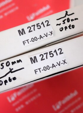 【议价】IFM M27512 易福门光纤传感器 FT-00-A-V-X