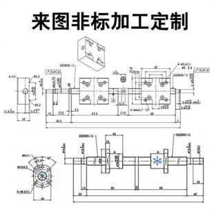 0602 0806 0606 0802 0808正反牙丝杠 0801 厂左右旋滚珠丝杆0601