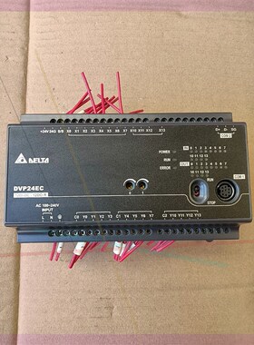 台达PLC,型号DVP24EC00R3,正常拆机功能正常,成