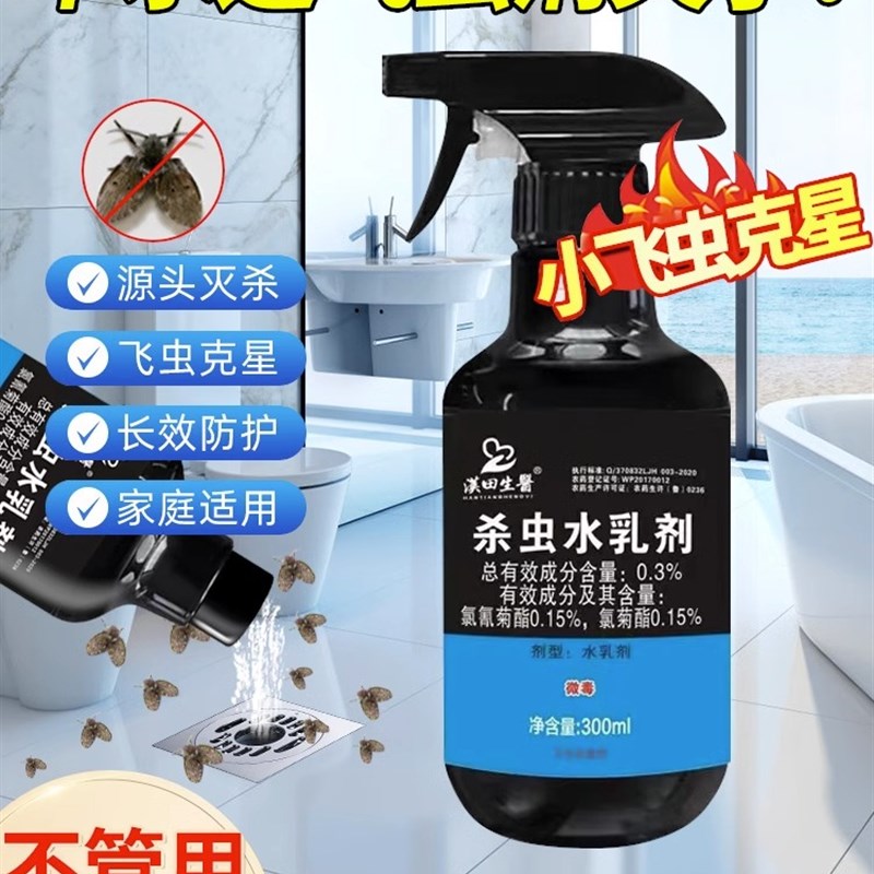 【小飞虫克星】虫卵双杀!一次解决卫生间下水道地漏小飞虫问题!