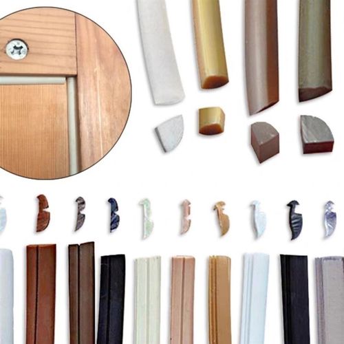 木门衣柜门玻璃压条卡槽门板硬质卡条嵌入式封边条密封防风密封条