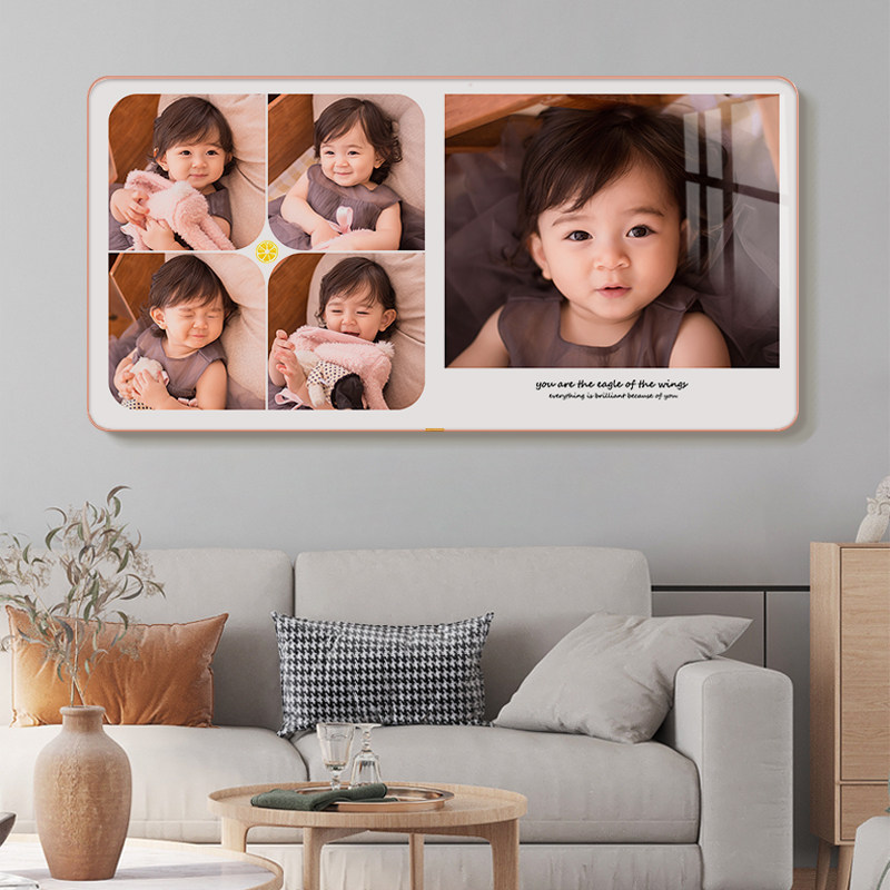 相框挂墙洗照片婚纱照放大定制儿童照床头照大尺寸制作成照片墙,家居饰品,相框/画框,淘宝优惠券,粉丝福利购,淘宝优惠卷