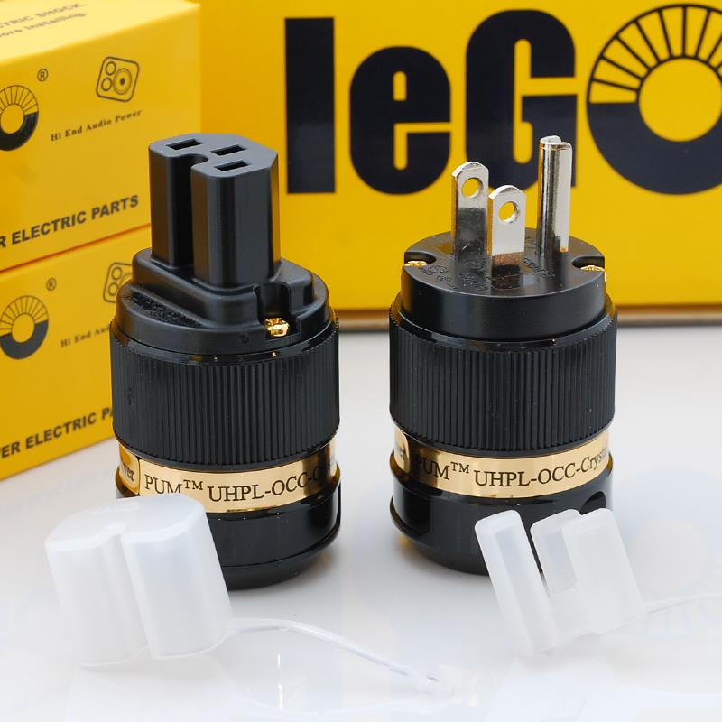 原装IeGO艾果 Power Ti2000-8095 单晶银音响专用电源插头/插尾