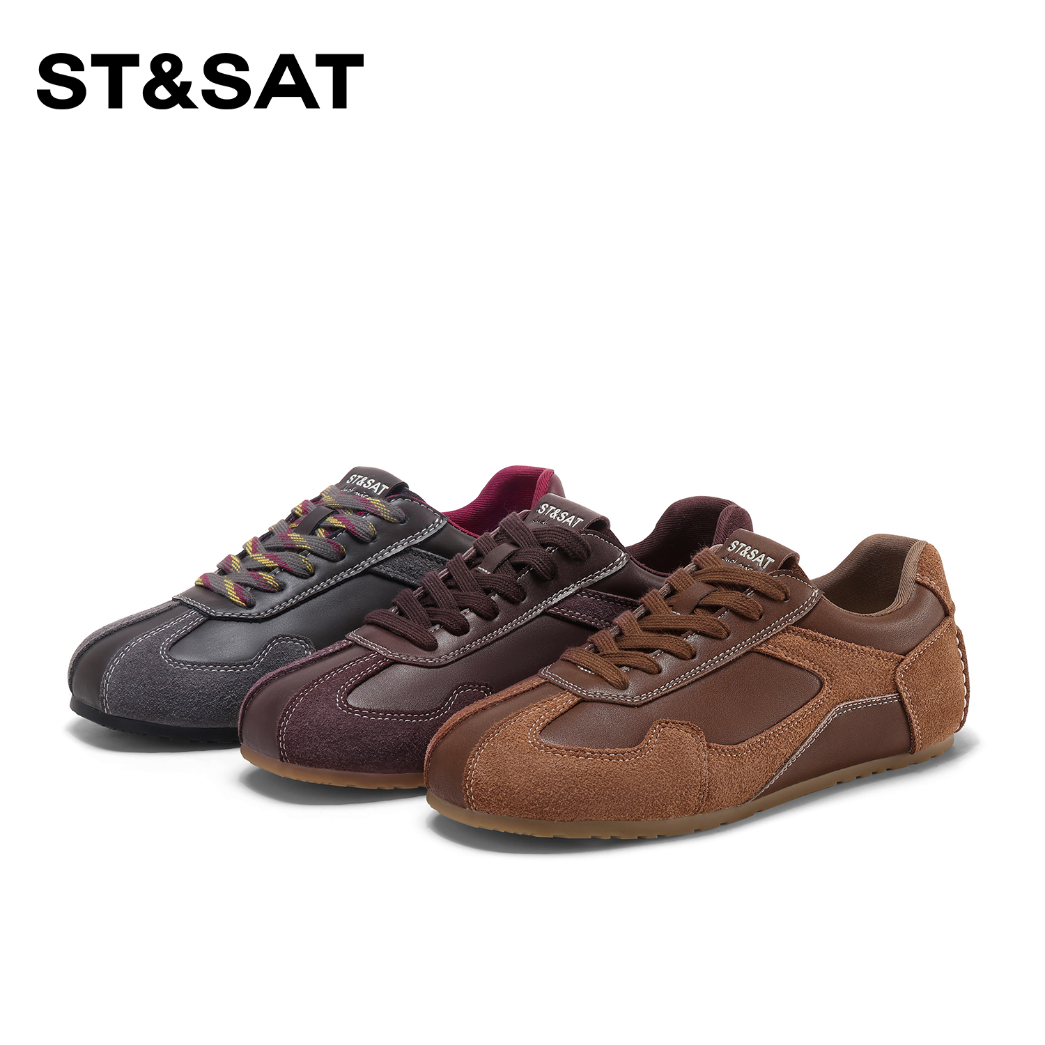 【呼呼专享】星期六德训鞋女2025新款百搭运动鞋女鞋SSC3112CIK-H