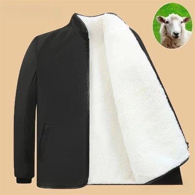 千颖甄选宜丰县楚勇百货店山羊绒棉袄男女秋冬仿羊皮毛一体羊毛袄