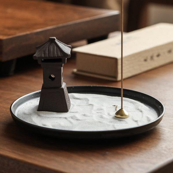 日式香器禅意线香炉庭院枯山水意境香道摆件功夫茶道零配创意香插,家居饰品,香托/香盘/香座/香插,淘宝优惠券,粉丝福利购,淘宝优惠卷