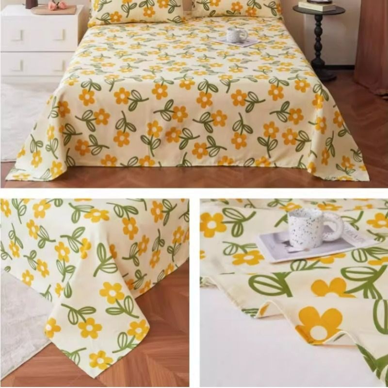 老粗布床单床笠款床罩单独加厚褥子套学生宿舍N单人床垫保护套1.5