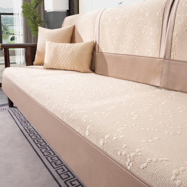 新中式沙发垫四季通用实木垫子坐垫防滑套罩2023新款高端夏季定制,居家布艺,沙发垫,淘宝优惠券,粉丝福利购,淘宝优惠卷