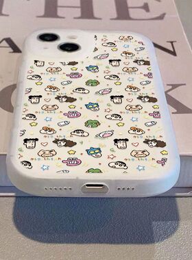 满屏小新适用oppoa93手机壳新款OPPOreno9/7pr0防摔findx8pro个性卡通a96/8硅胶r17/k12全包4se软壳5女保护套