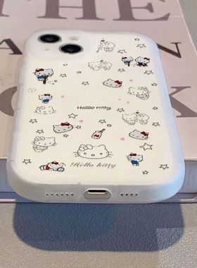 星星KT猫适用iqooneo10手机壳新款vivoIQOOneo7/9spro硅胶卡通全包u1x/u3软z8/z6x可爱13/12pro防摔5女保护套