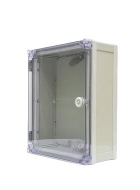 400*300*250PVC带锁塑料防水盒阻燃防腐配电接线 线盒基业控制强