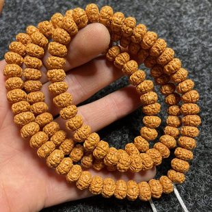 一代树神树王花王小金刚菩提子108颗蜂窝双龙纹矮桩树王籽