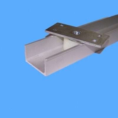 吊门推拉门滑轨 导轨 地轨 U型轨道地面导向轨兴达重型地轨 38*20