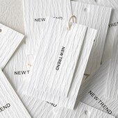 吊牌定制商标logo衣服标签牌订做服装 店价格吊卡免费设计文艺高档