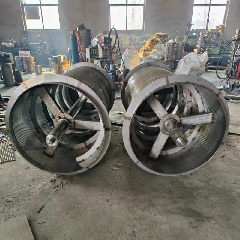 微滤机滚筒筛厂家供应滚筒微滤机配件旋转式微滤装置滚筒式格栅机