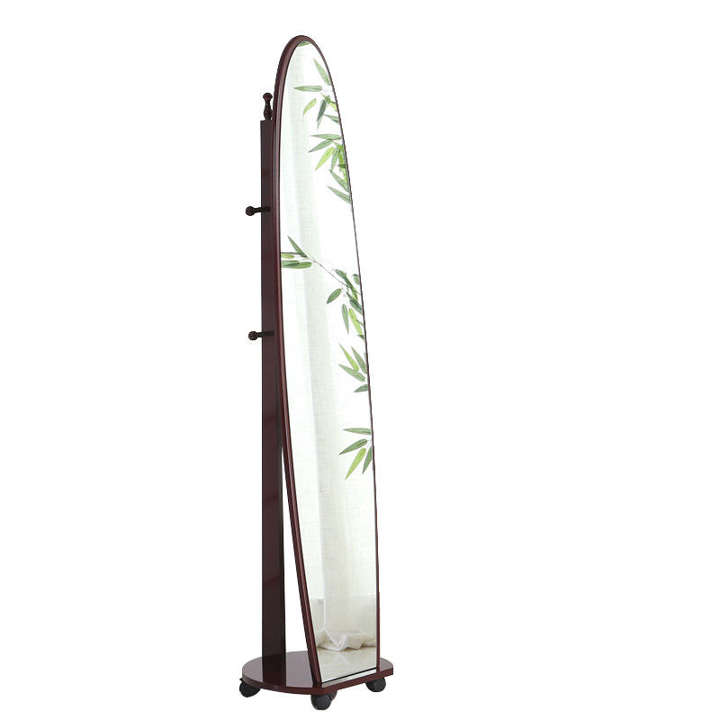 现代椭圆旋转落地镜 卧室试衣镜家用全身镜客厅家居 镜子