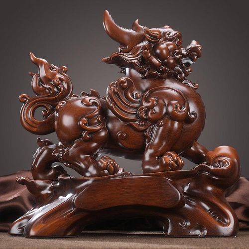 皮丘貔貅一对招财进宝聚财客厅酒柜店铺家居装饰公司业礼品